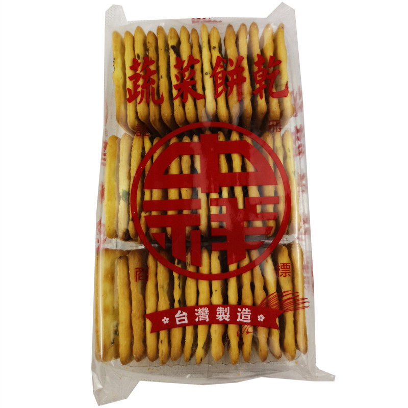 台湾原厂 中祥苏打饼干蔬菜原味麦穗香葱牛扎饼干原材料原箱进口