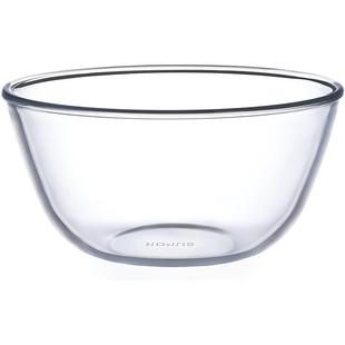 苏泊尔玻璃碗沙拉碗微波炉专用耐高温草莓水果碗打蛋盆碗透明大号