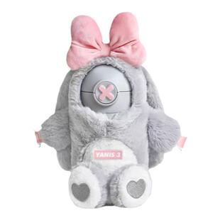 y3啵啵兔仔仔熊儿童保温杯女高颜值生日礼物不锈钢包包可爱斜挎杯