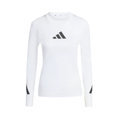 adidas阿迪达斯女真治愈黑标制服棉质收腰运动休闲长袖T恤KE4906