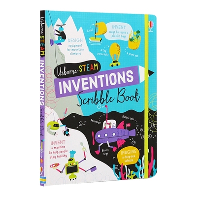 英文原版 Inventions Scribble Book 我的发明 头脑风暴手册 尤斯伯恩发明笔记整理书 亲子阅读 少儿科普 英文版 进口英语原版书籍