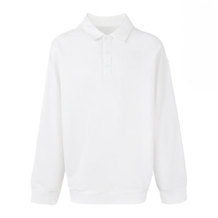 回力长袖T恤男2025春秋新款纯色潮流翻领上衣休闲打底简约POLO衫