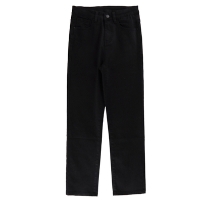 黑色直筒牛仔裤女春秋2025年新款