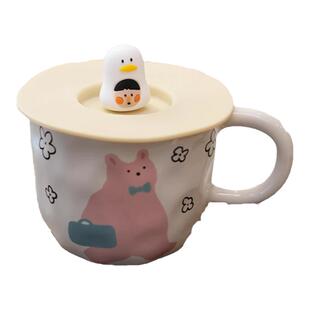JOJO'S L. PD.Private.可爱食品级硅胶杯盖创意卡通马克杯 | 私蓄