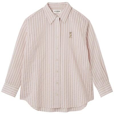 LILYBROWN小熊刺绣翻领衬衫