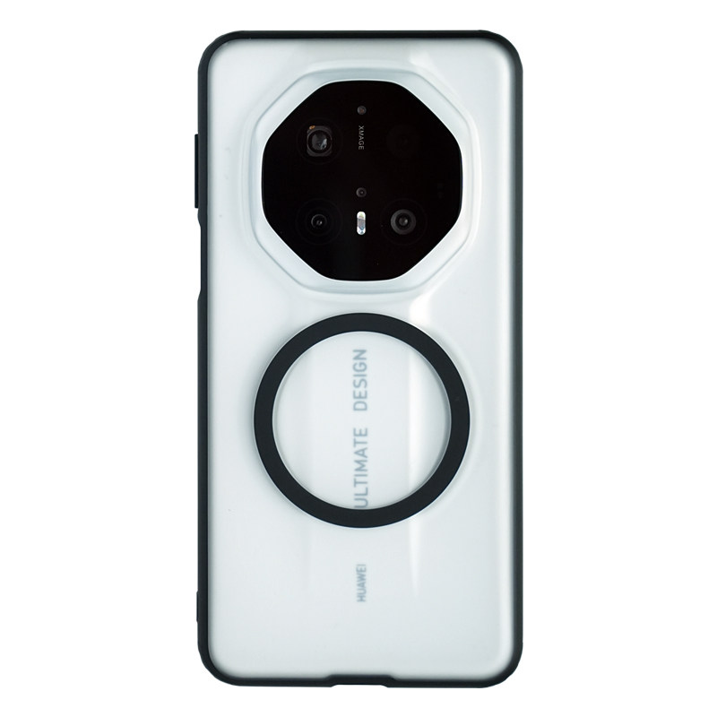 米斯登适用华为Mate70RS高清透明保护套非凡大师全包magsafe磁吸手机壳肤感磨砂软胶边气囊防摔简约高档新款s