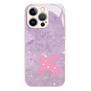 Horse成双适用苹果17promax手机壳iPhone16新年15新款14马年13mini本命年12小众11红色x挂绳xr高级感xs外8套7