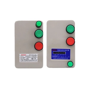 上海人民磁力启动器开关380V220V三相电机风机水泵过载缺相保护器