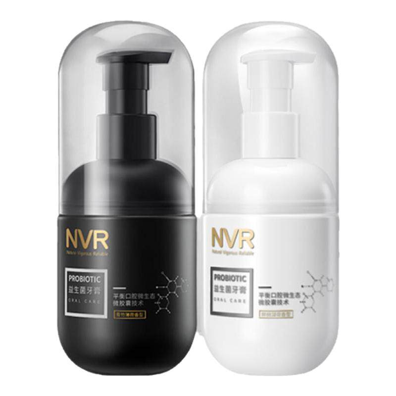 NVR益生菌按压式牙膏清新美白