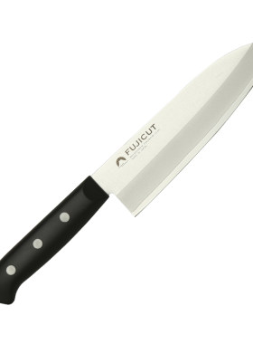 日本进口藤次郎钼钒钢锋利三德刀