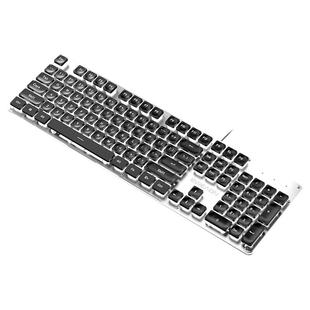 前行者机械手感超静音键盘鼠标套装有线无线电脑办公游戏电竞键鼠