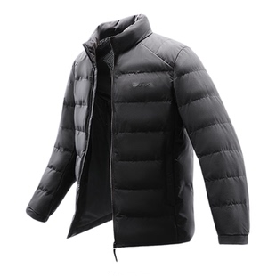 送父亲！【轻商务保暖羽绒服】海澜之家25冬石墨烯爸爸立领外套男