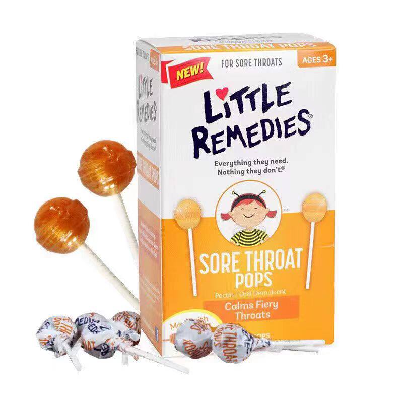 蜂蜜棒棒糖润喉LITTLEREMEDIES