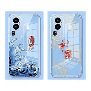 国潮适用oppoReno10手机壳reno10pro十新款oppo5G透明硅胶por+套opρo财神opopreno防摔0pp0男女opporone105