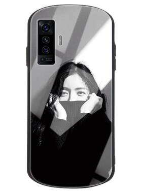 vivo X50手机壳x50pro+保护套椭圆弧形玻璃vivox50pro外壳por时尚v1v0游戏壳非主流vovi防摔冷酷网红女款情侣