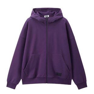 GC2025秋冬新款外套男装内抓毛宽松连帽落肩休闲卫衣开衫12075608