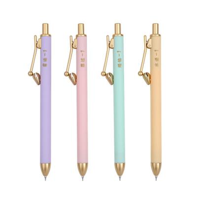 赞仕金木鱼笔敲敲乐按动中性笔0.5速干黑笔双珠CS头高颜值圆珠笔趣味解压学生文具书写作业刷题笔办公签字笔