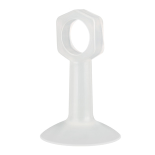 门吸免打孔新款门挡阻器卫生间玻璃门把手硅胶防撞软胶吸门后固定