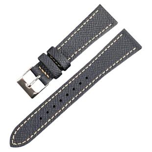 适配古董劳22 20 18MM水鬼复古真皮表带epsom手掌纹头层牛皮表链