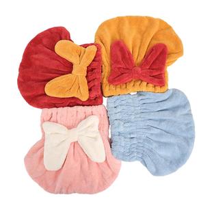 干发帽女超强吸水速干帽子加厚2025新款包头巾儿童可爱浴帽洗擦头