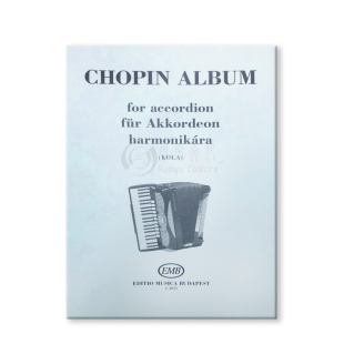 肖邦 手风琴曲集 手风琴独奏 布达佩斯乐谱书 Frederic Francois Chopin Album for accordion easy version Z2033