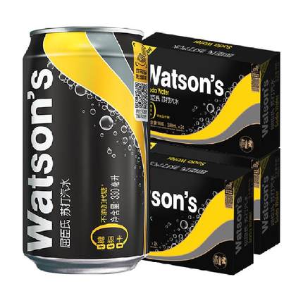 屈臣氏苏打水原味0糖0卡调酒气泡水无糖饮料新老包装随机发货