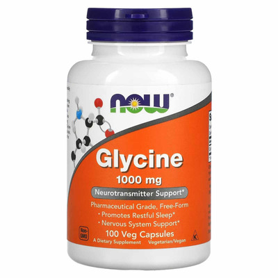 NOW甘氨酸胶囊Glycine