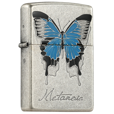 zippo打火机古银破茧成蝶