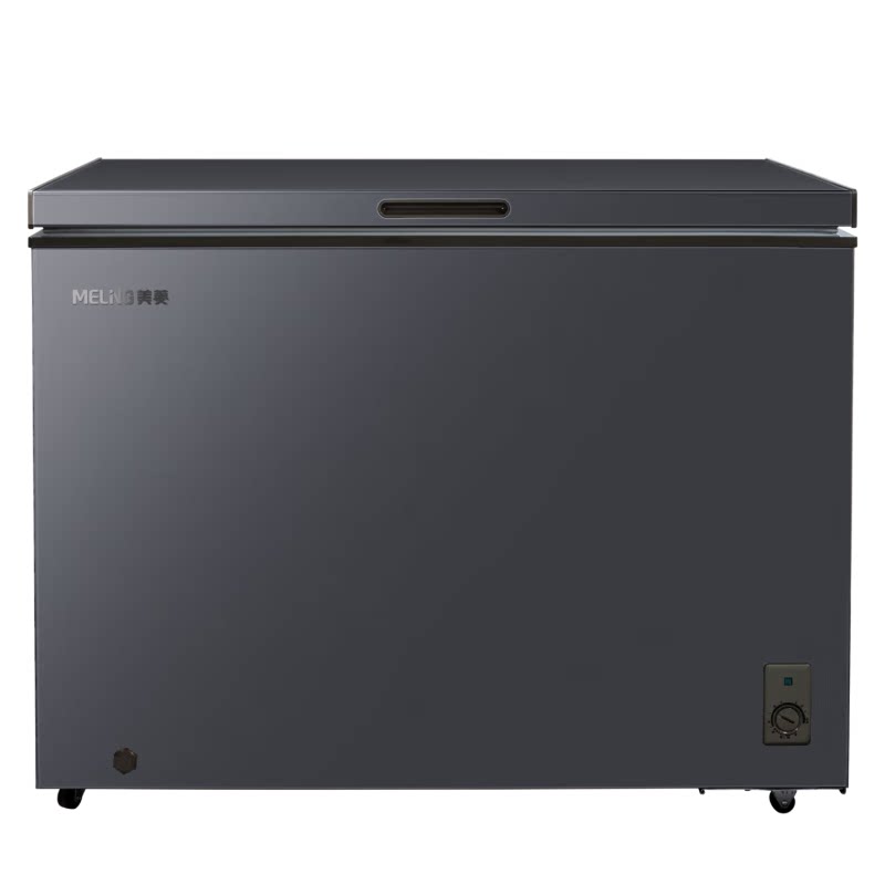美菱100/200/301L冰柜家用小型冷藏冷冻两用单温一级能效卧式冰柜