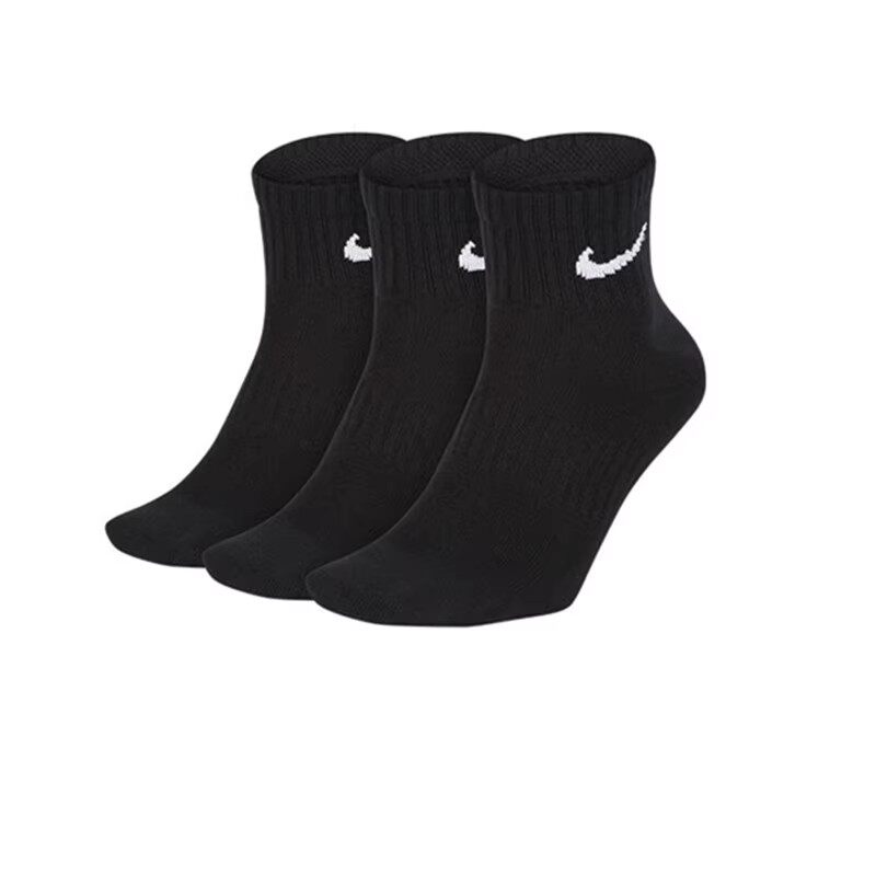 正品NIKE耐克男女子四季款透气中帮中筒运动袜SX4706-901 101 001