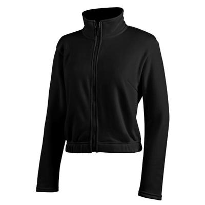 女童舞蹈服秋冬长袖加绒外套黑色