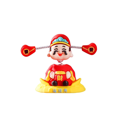 2026新年财神车载桌面招财摆件