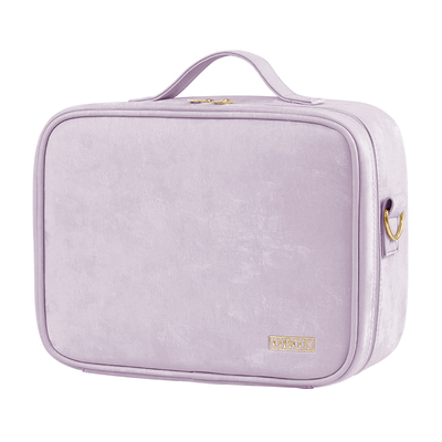 ins带镜化妆包分区收纳大容量