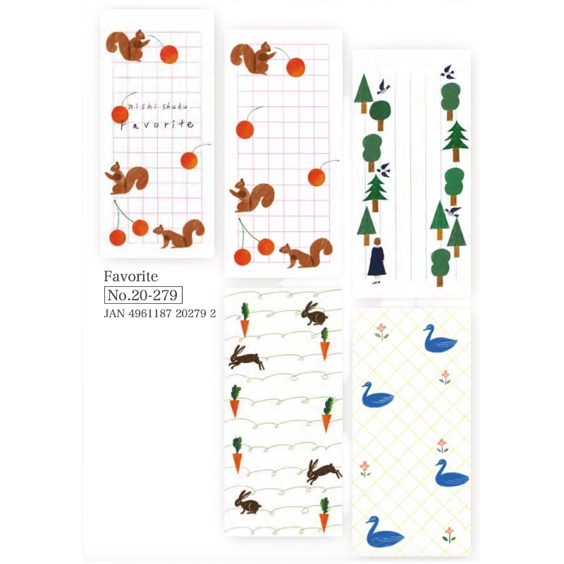 日本表现社便签本西淑插画师联名美浓和纸一笔笺手帐小本备忘录