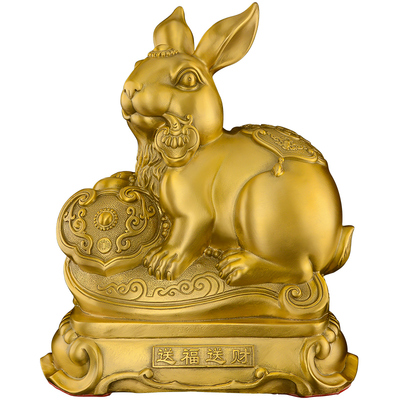 黄铜十二生肖摆件工艺品