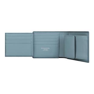 HANATORA花虎真皮钱包卡包短款三折高级新款零钱袋手工男款女款