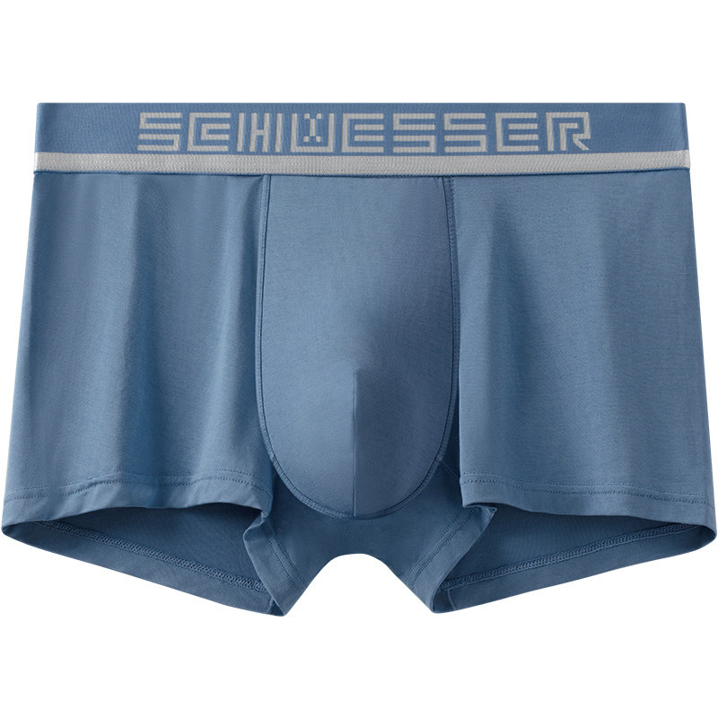 SCHIESSER舒雅男士50S零碳莫代尔3A抗菌环保中腰平角内裤22049T