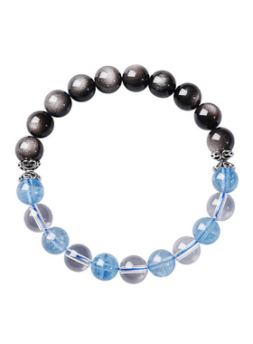 宫里上新天然正品黑曜石手串