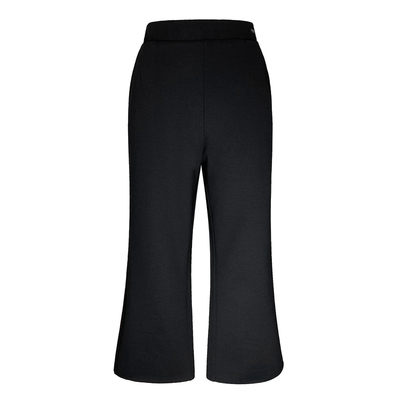 2026春夏加大码女裤胖mm高腰修身梨型身材巨显瘦弹力微喇九分裤子