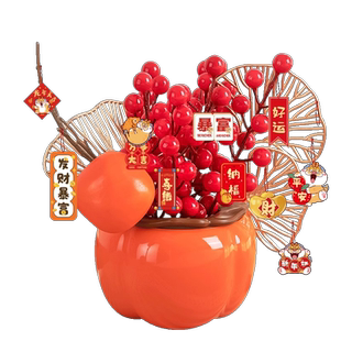 2026马年挂饰新年盆景装饰小挂件春节氛围场景过年元宵小灯笼挂饰