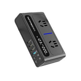 迷你车载充电器12v转220v大功率逆变器点烟器电源24V转换器插头座