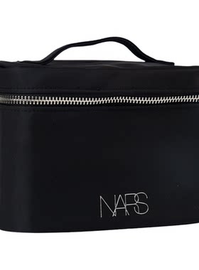 NARS娜斯黑色手提化妆包 纳斯新款专柜赠品 便携化妆品收纳箱