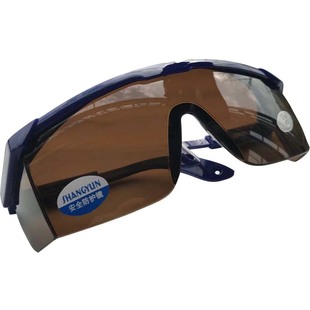 茶色护目镜牙科口腔防护眼镜炫目遮挡强光太阳光固化灯紫外线激光