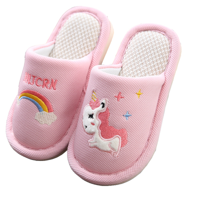 包头儿童亚麻拖鞋李发可爱春季