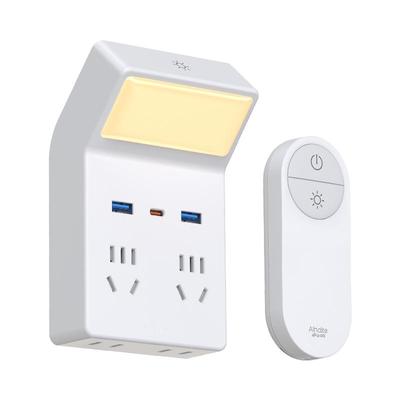 遥控小夜灯卧室床头灯USB插座灯
