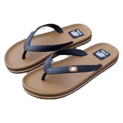 新款越南橡胶人字拖鞋男士夏季外穿防滑耐磨户外沙滩泰国夹脚凉拖