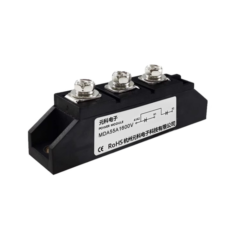 MDA55A1600V光伏直流25A50A200A1600V大功率防反二极管模块防逆流