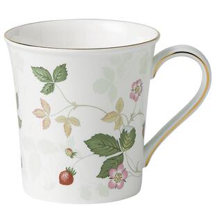 WEDGWOOD威基伍德野草莓马克杯骨瓷水杯咖啡杯欧式杯子生日礼