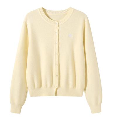 班尼路S&K系列小香风外套女2025新款冬季短款针织开衫加厚内搭M