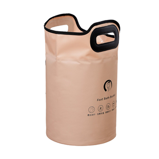 泡脚桶折叠旅行便携泡脚袋过小腿加高深桶宿舍家用保温养生足浴盆